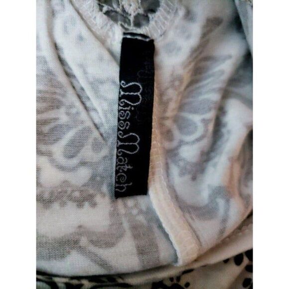 Women Black and White Long Sleeve Silk Midi Stretch Dress Medium - Picture 6 of 7